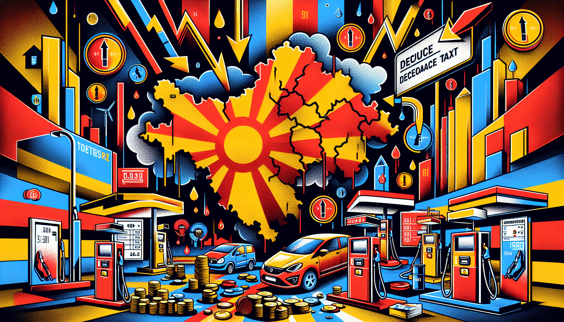 la macédoine du nord réduit la tva sur les carburants afin de lutter contre la hausse des prix et soulager les consommateurs face à la flambée des coûts énergétiques.