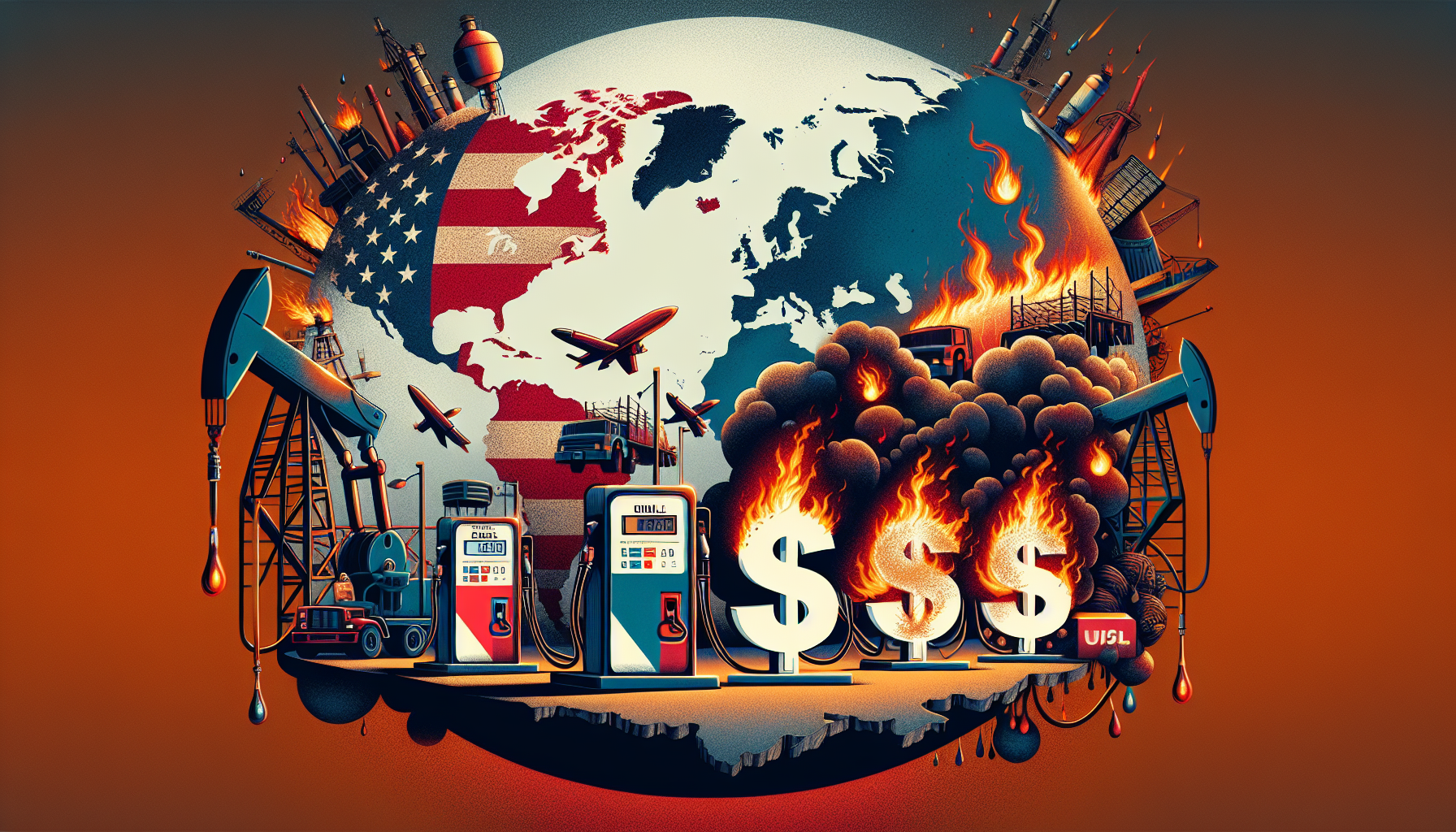 découvrez comment le conflit au moyen-orient provoque une hausse spectaculaire des prix des carburants, impactant plus fortement les états-unis que le reste du monde.