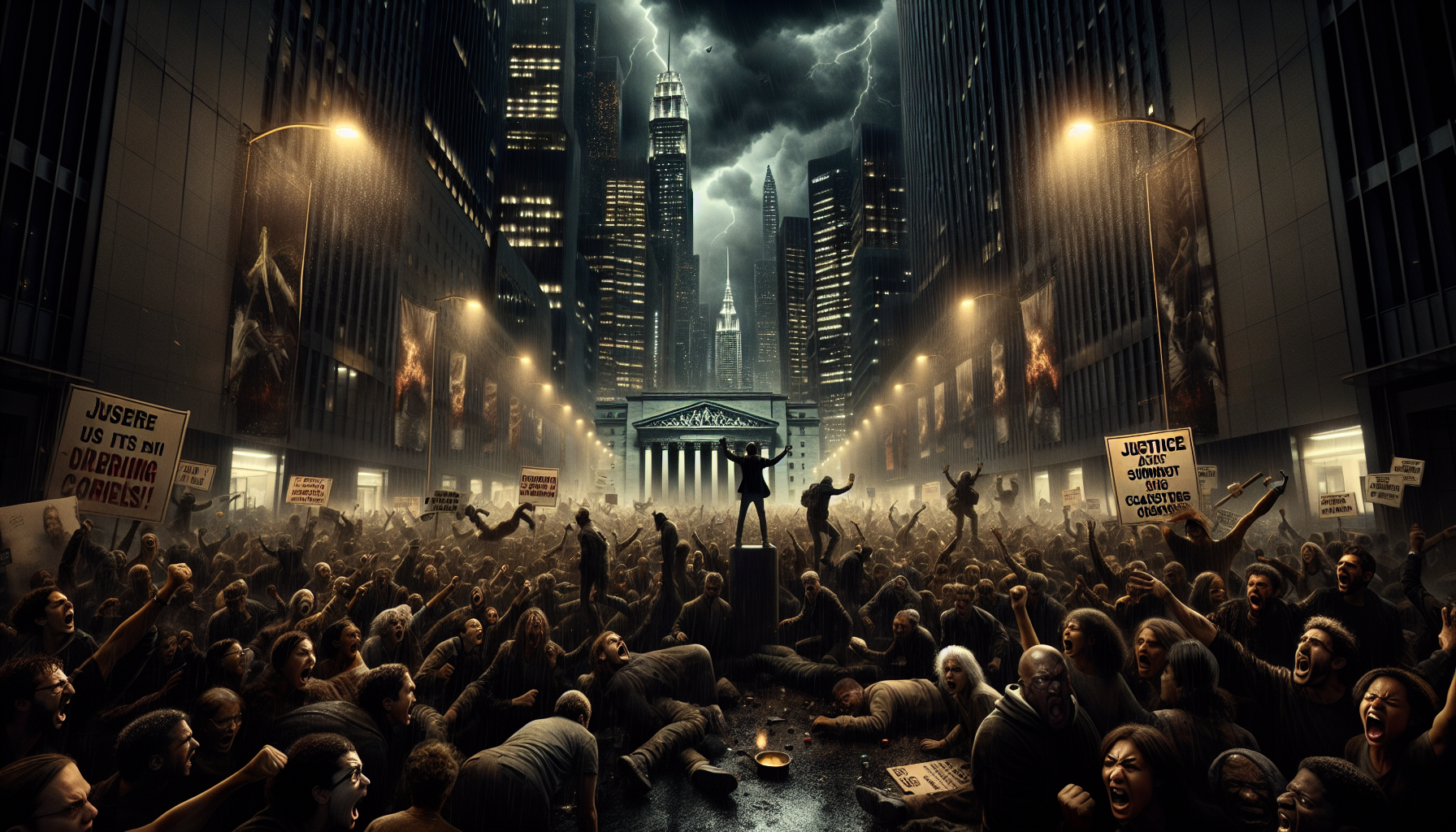 découvrez la colère nocturne face à la hausse générale des prix et le blocage des centres des impôts, révélant une tension croissante dans toute la chaîne économique.